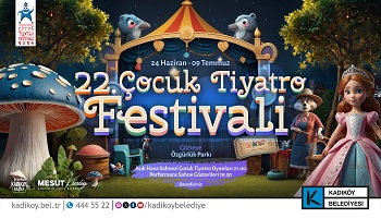 22. Kadıköy Çocuk Tiyatro Festivali Başlıyor 